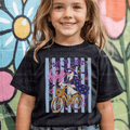 Neon Off to Cause a Kerfuffe Goose Riding a Bike Blue Stripes