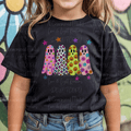 Neon Patterned Ghosts with Stars