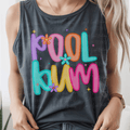 Neon Preppy Pool Bum with Florals and Stars