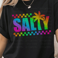 Neon Rainbow Salty Checkered