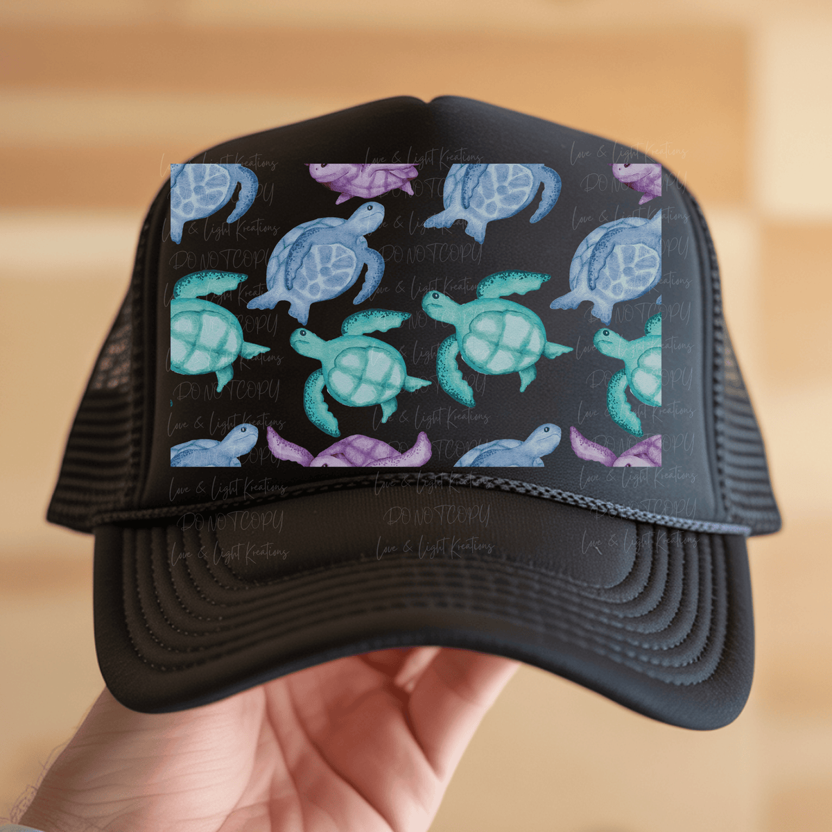 Neon Sea Turtles