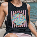 Neon Shell Pink Stripes