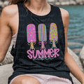 Neon Summer Vibes Pattern Popsicles