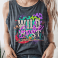 Neon Wild West Babe Patterns Western