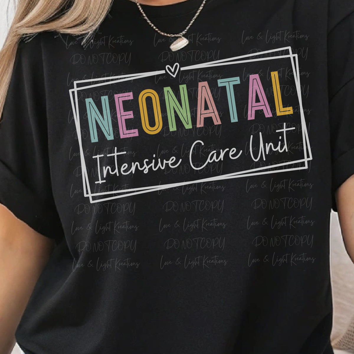 Neonatal Intensive Care Unit with Rainbow Letters
