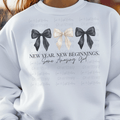 New Year. New Beginnings. Same Amazing God with Coquette Bows