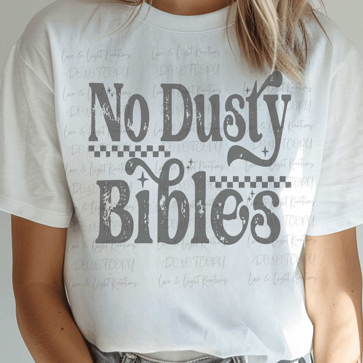 No Dusty Bibles in Grey