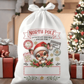 North Pole Overnight Service Special Reindeer Santa Sack