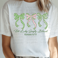 Not Lucky Simply Blessed with St. Patrick's Pattern Bows