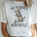 Off to Cause a Kerfuffle with Gopher Riding a Scooter