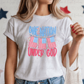 One Nation Under God Hanging Flags with Splatter Paint