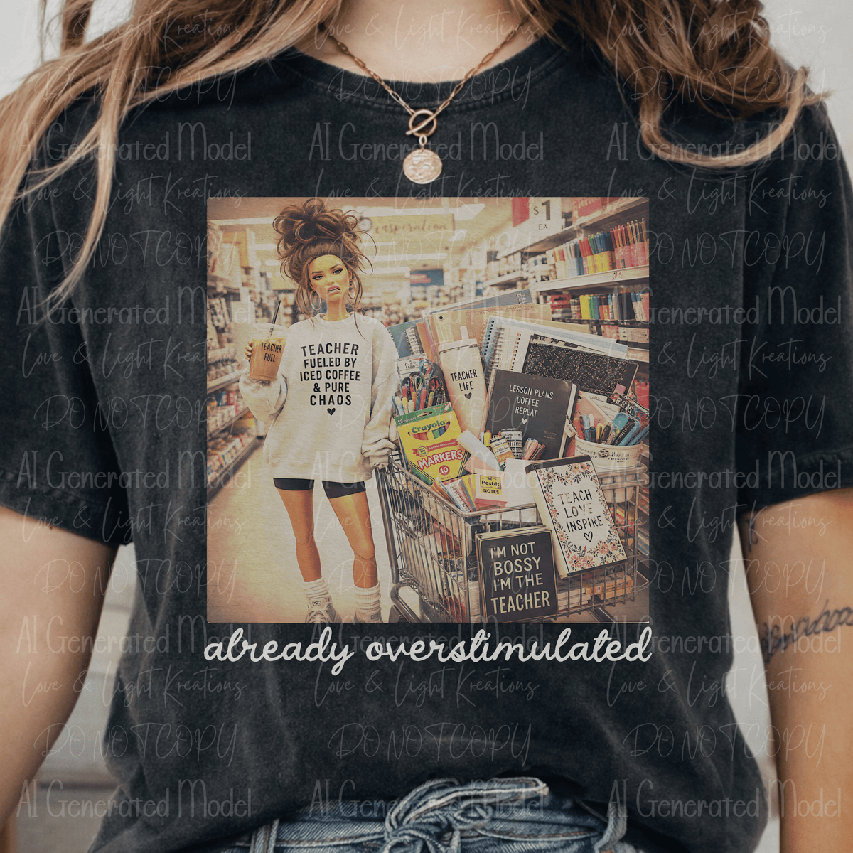 Overstimulated Doll Face White