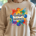 Paint Splatter Autism Awareness