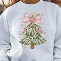 Paint Stroke Pink Christmas Tree
