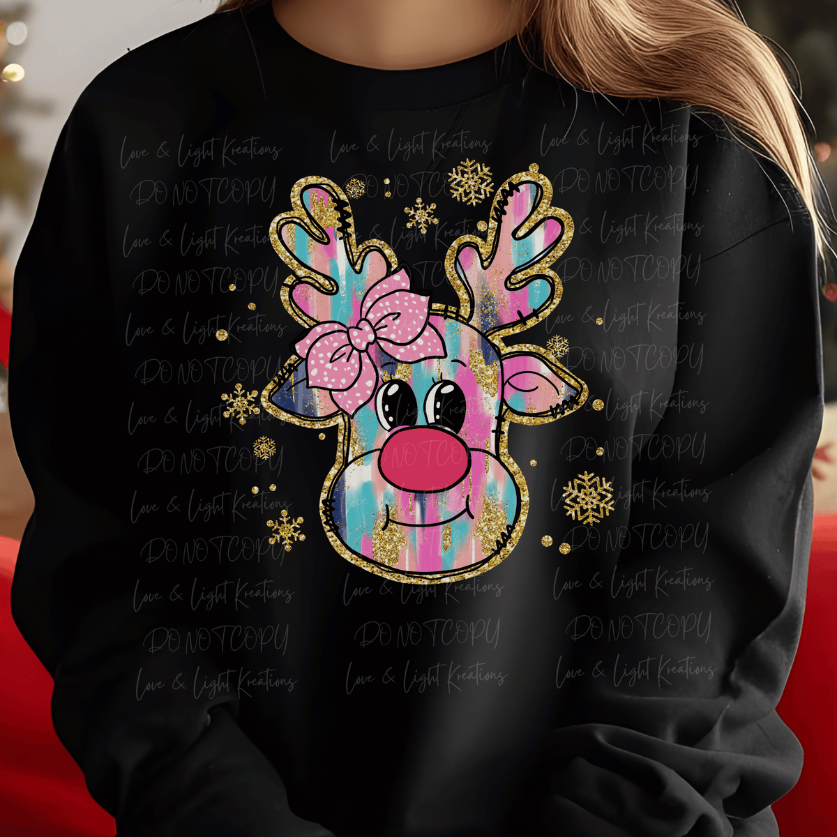 Paintstroke Reindeer