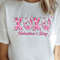 Paint strokes XOXO Valentine's Day