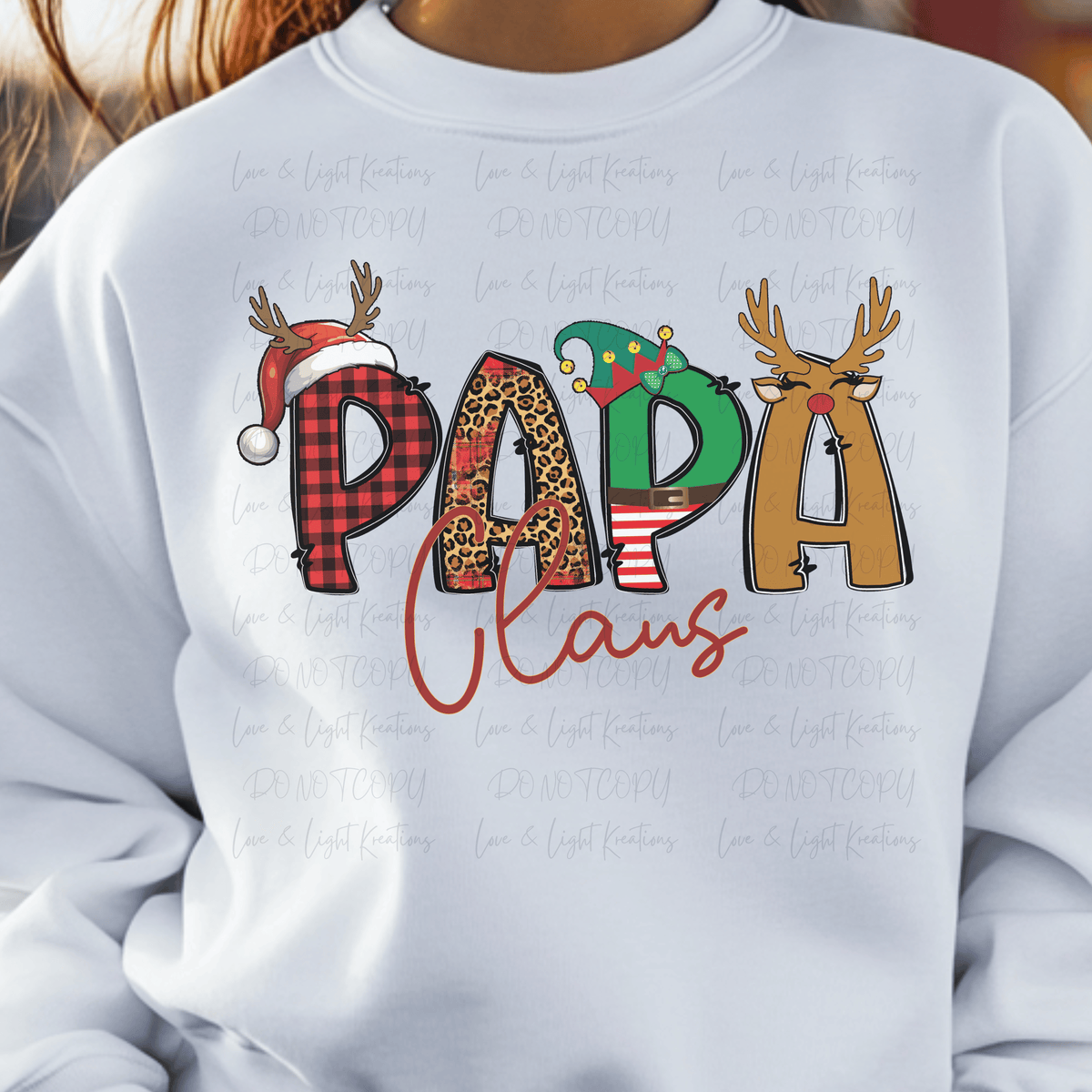 Papa Clause with Different Prints