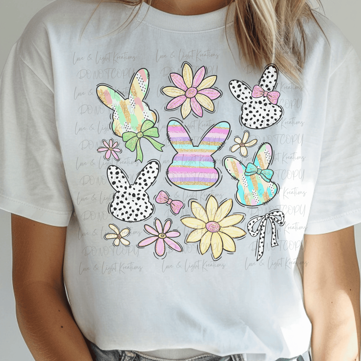 Pastel Painted Easter Elements