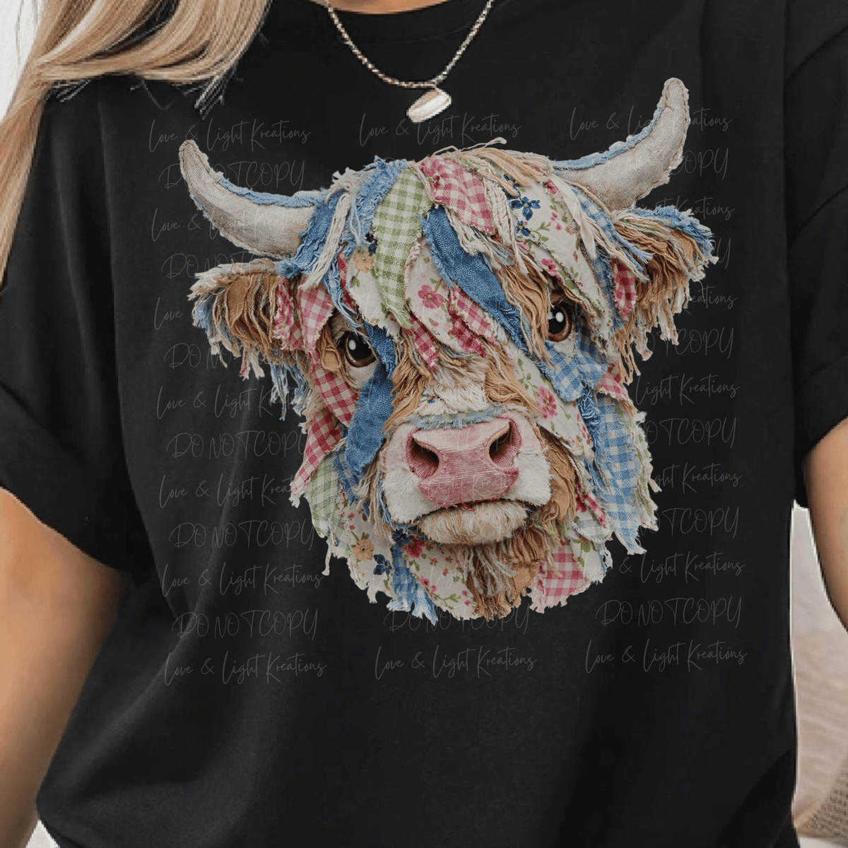Patchwork Highland Cow