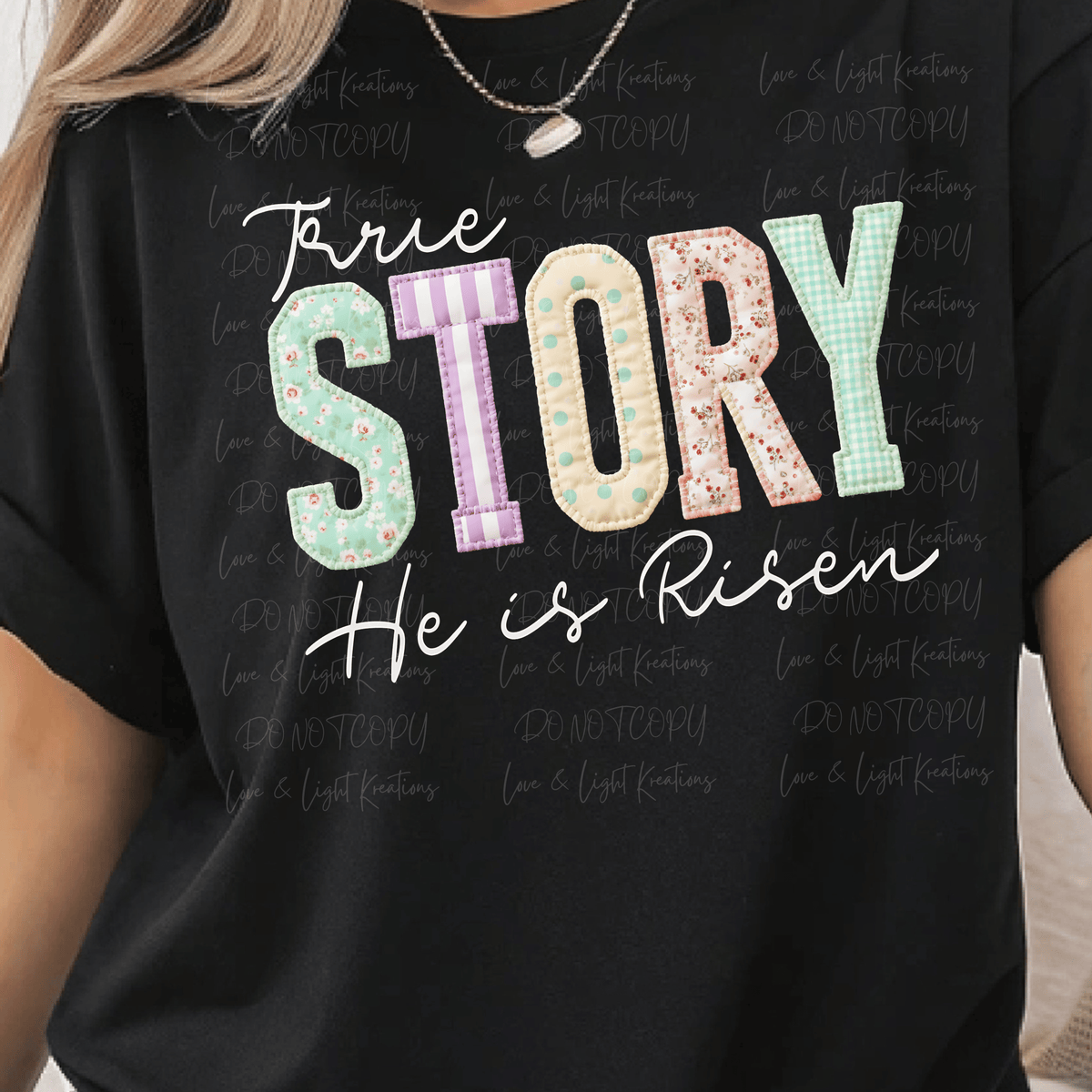 Patchwork True Story He is Risen