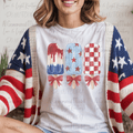 Patriotic Ice Cream Stripes, Stars and Checkered