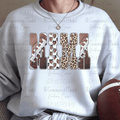 Pattern Football Mama Arched