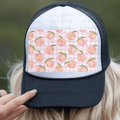 Peach and Pink Checkered Background