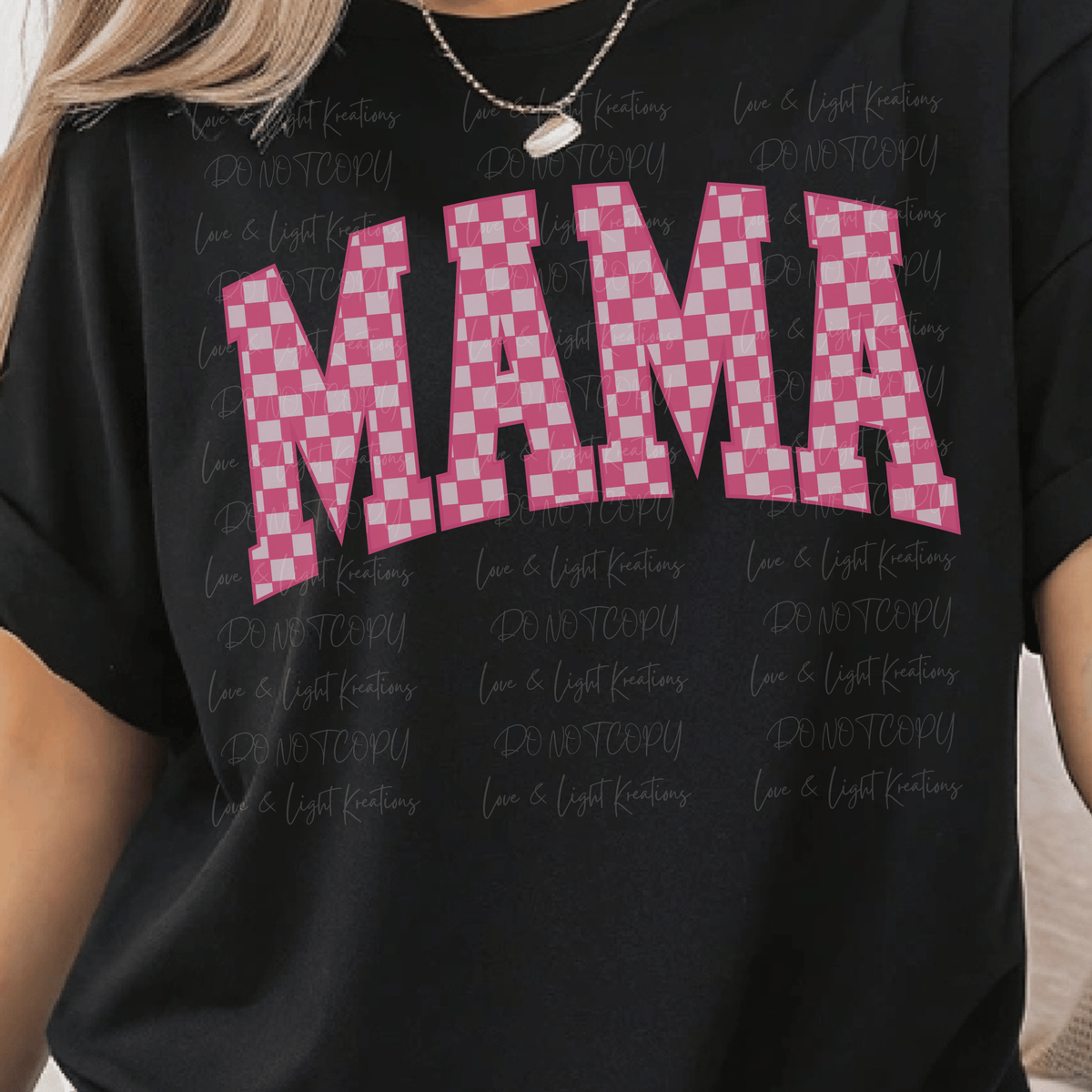 Pink Checkered Mama