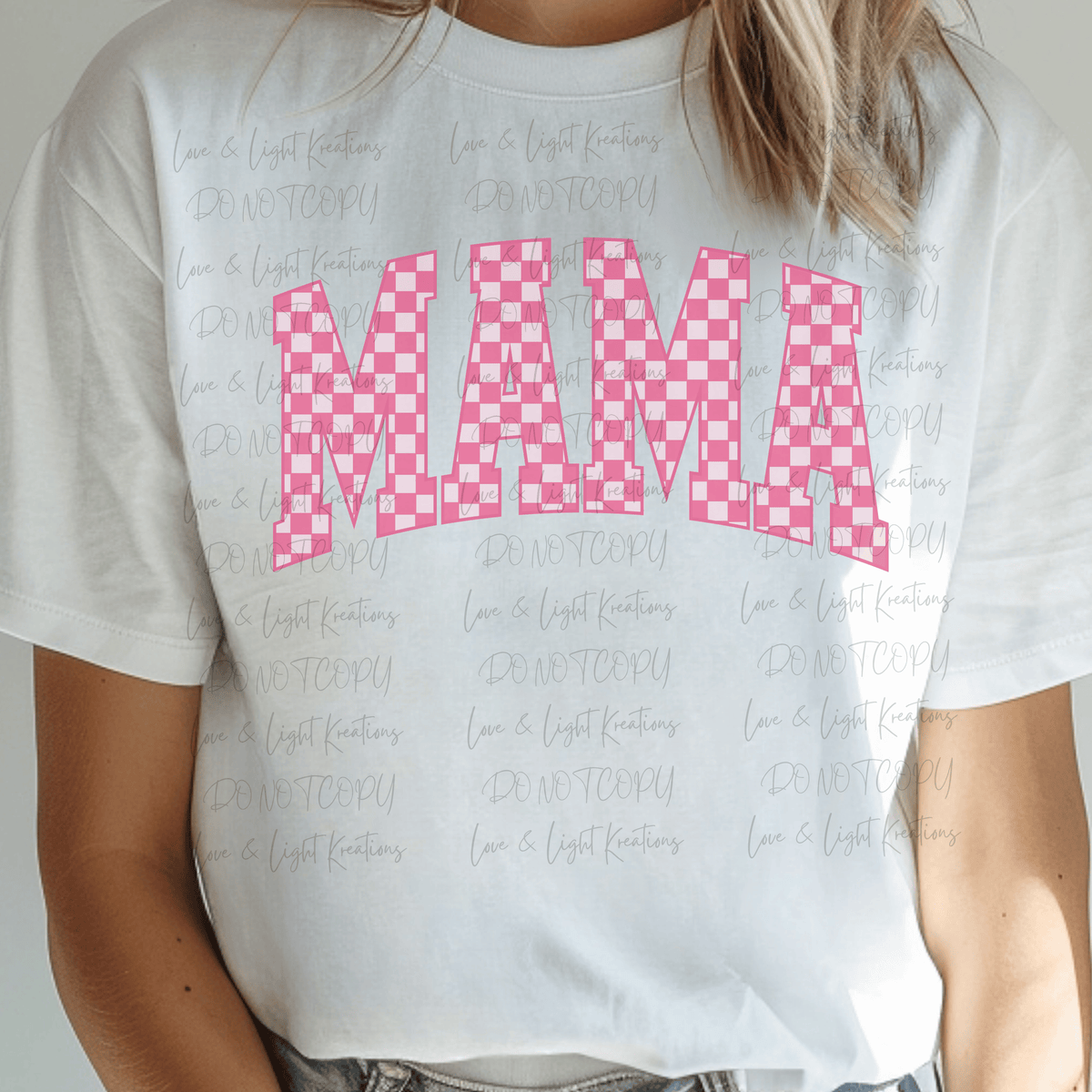 Pink Checkered Mama