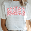 Pink Checkered Mama with Small Strawberries
