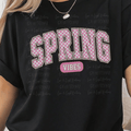 Pink Checkered Spring Vibes