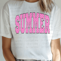 Pink Checkered Summer
