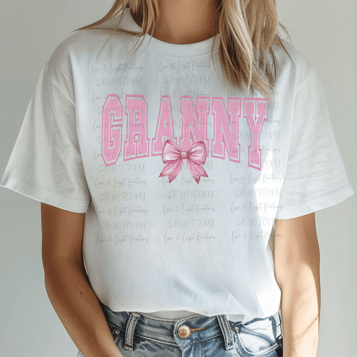 Pink Coquette Bow Arch Granny