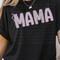 Pink Lace Mama with Floral and Patterns