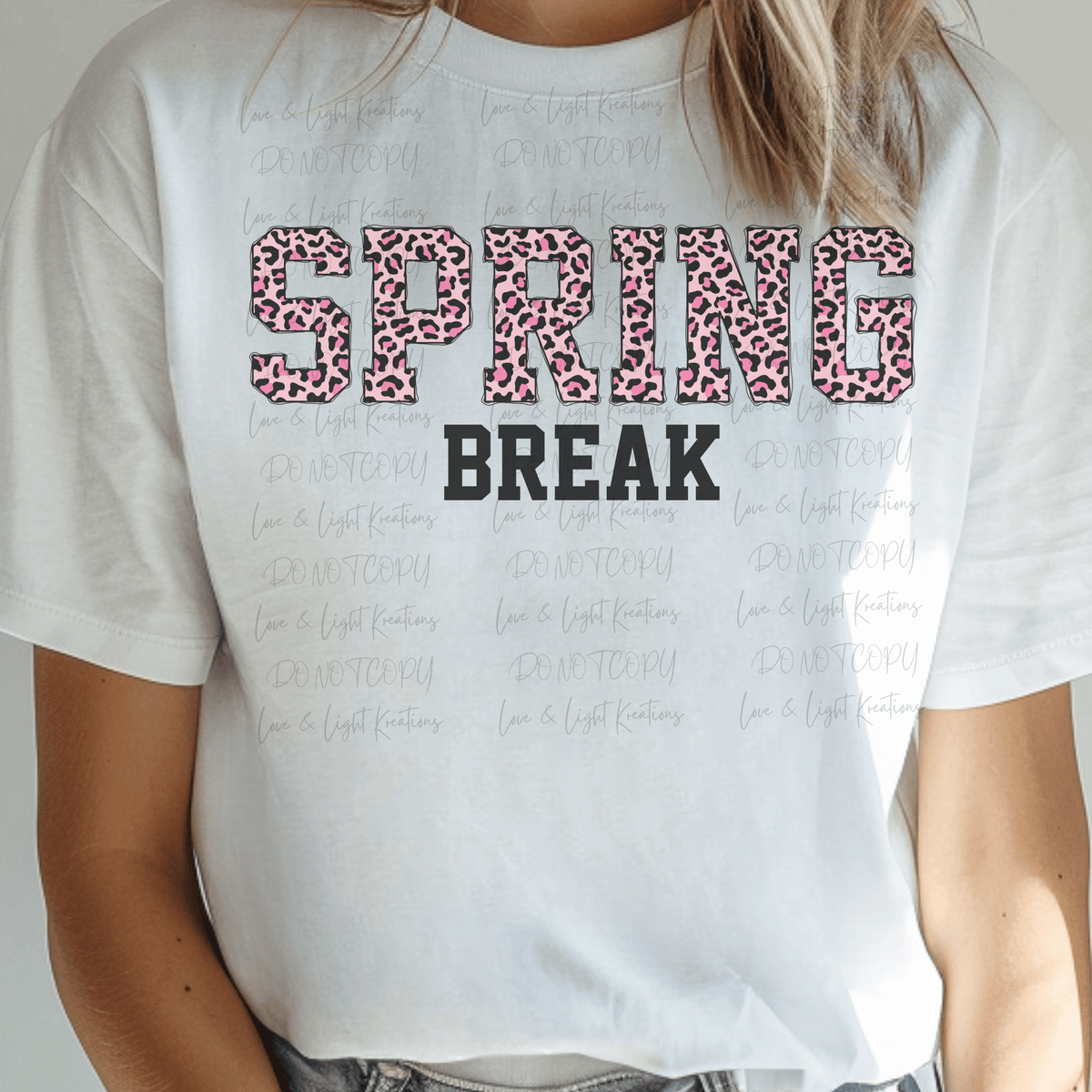 Pink Leopard Print Spring Break