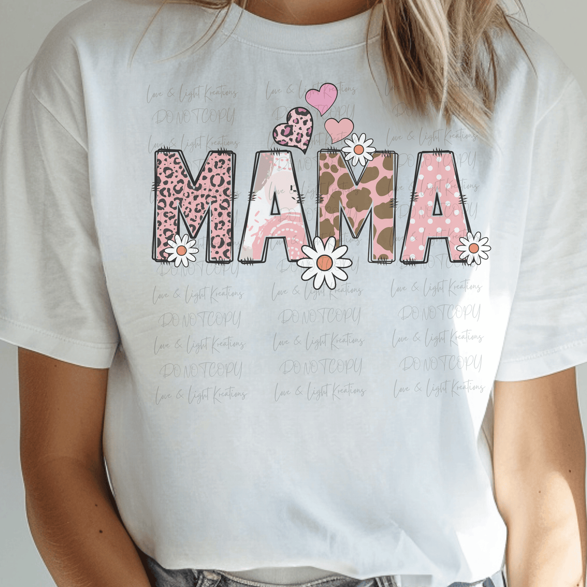 Pink Prints Floral and Leopard Mama