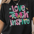 Pink and Green Love Teach Inspire