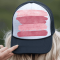 Pink and Red Stripes Background