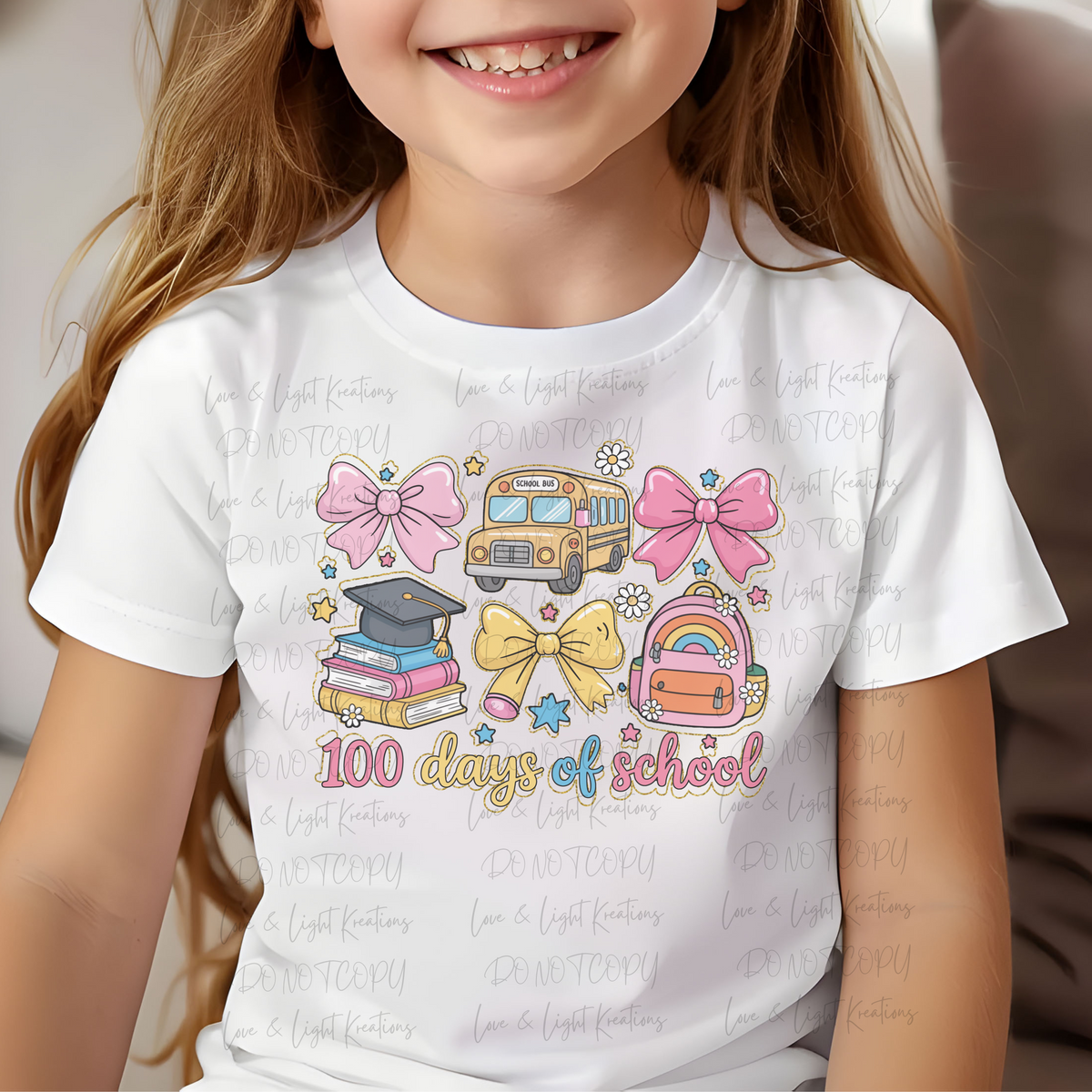Preppy 100 Days of School Graphics