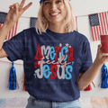 Preppy America Needs Jesus Red, White, and Blue Stars