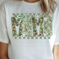Preppy Checkered Camo Mama