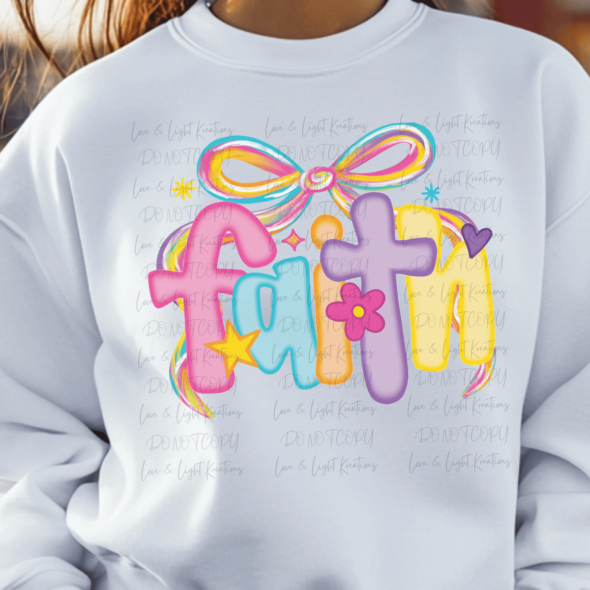 Preppy Coquette Bow Faith