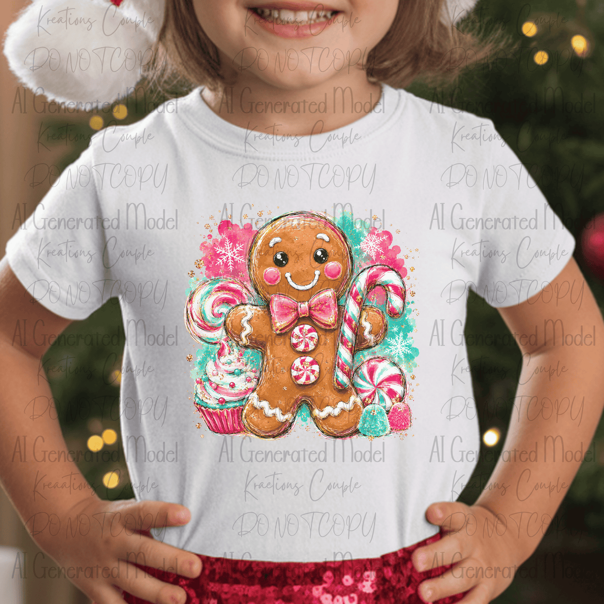 Preppy Gingerbread Man