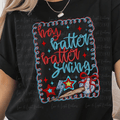Preppy Hey Batter Batter Swing Stamp with Baseball and Bow