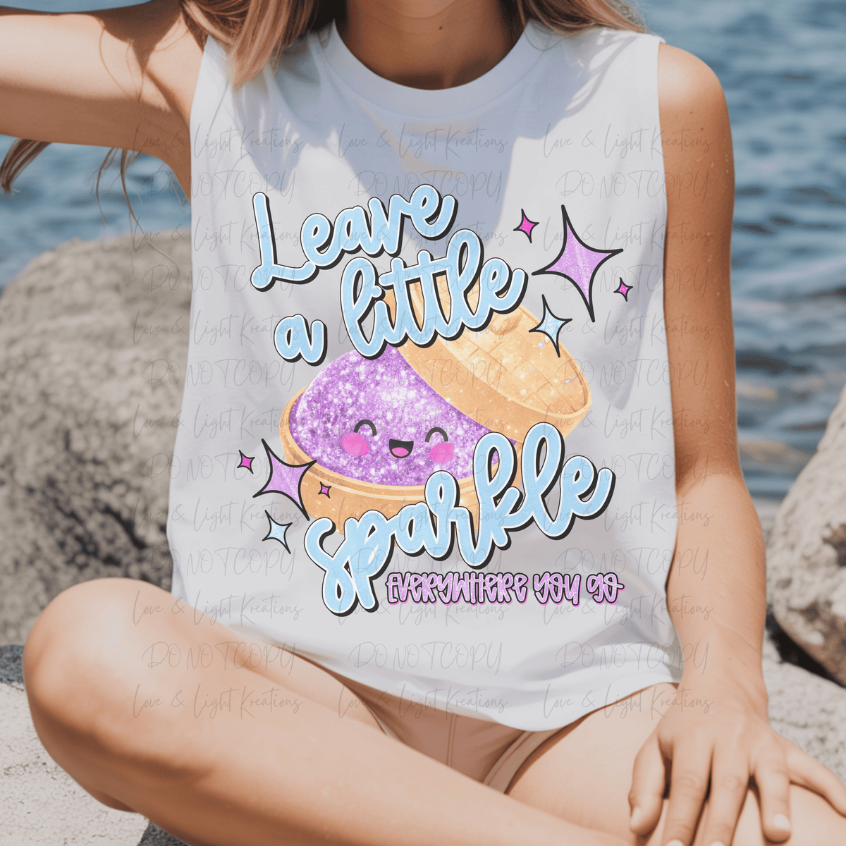 Preppy Leave a Little Sparkle Wherever You Go Dumpling