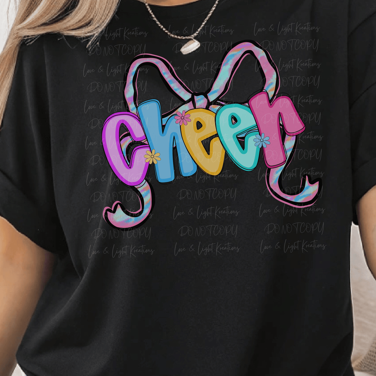Preppy Neon Cheer with Bow