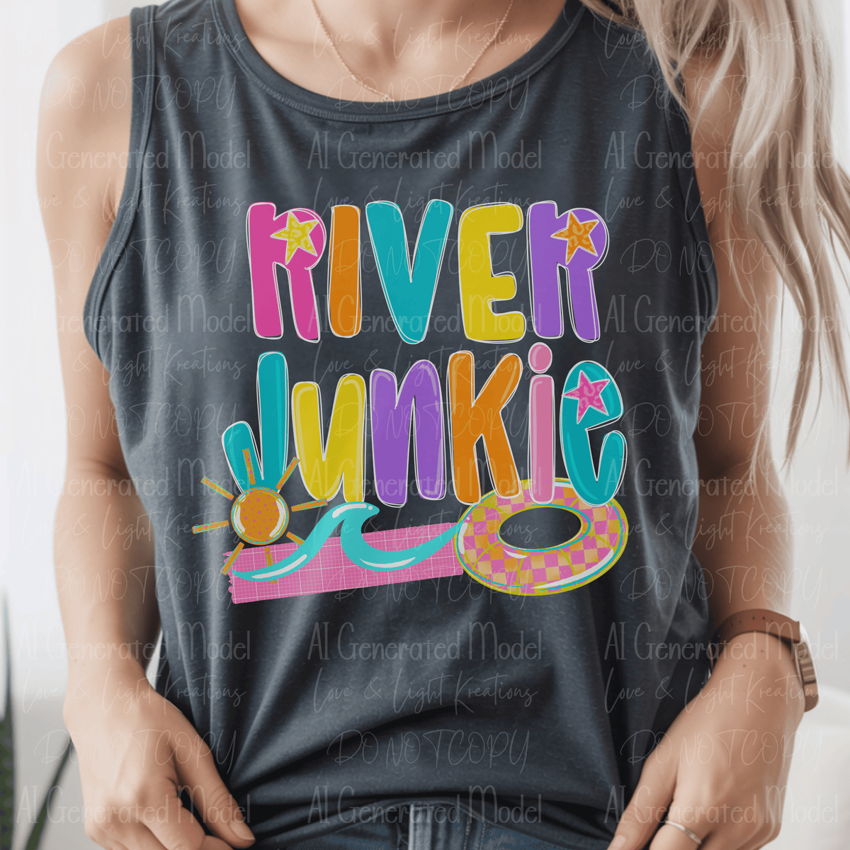 Preppy Neon River Junkie