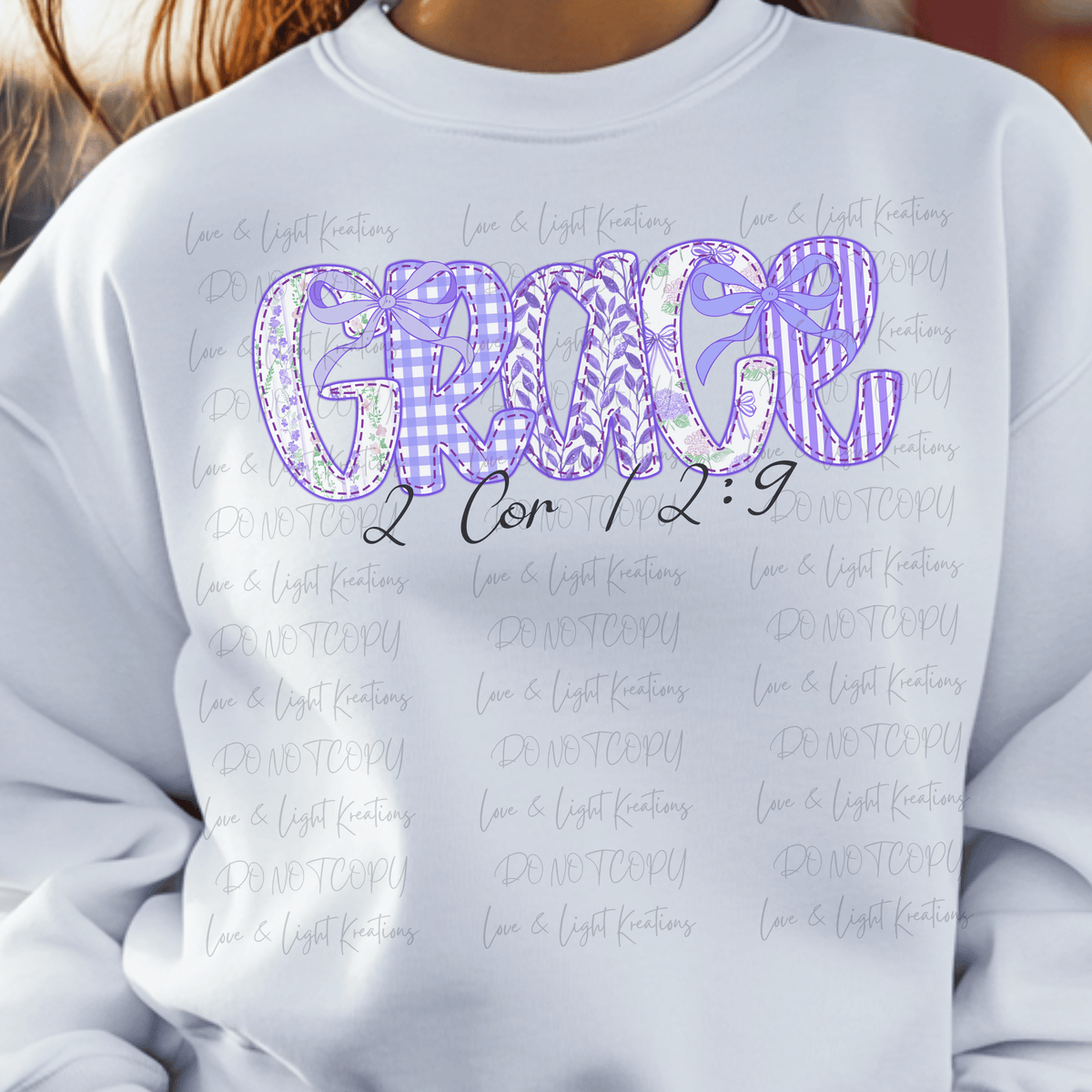 Preppy Purple Patchwork Grace