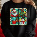Preppy Retro Christmas Squares