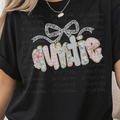 Preppy Spring Patterned Auntie with Bow